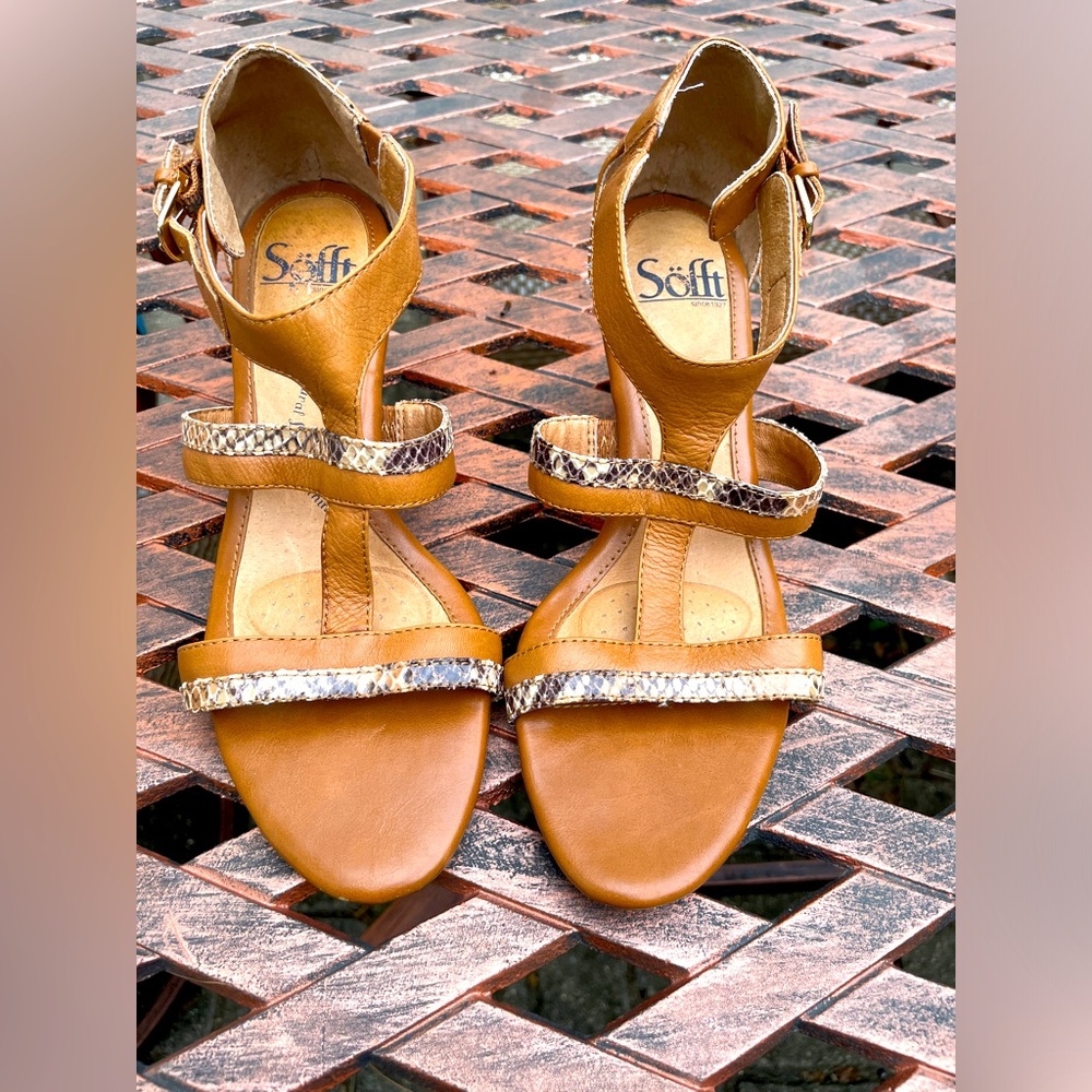 Sofft wedge sandals, size 7